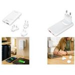 LogiLink Dual-USB GaN-Reiseladegerät, 65 W, USB-C, USB-A (PA0376)