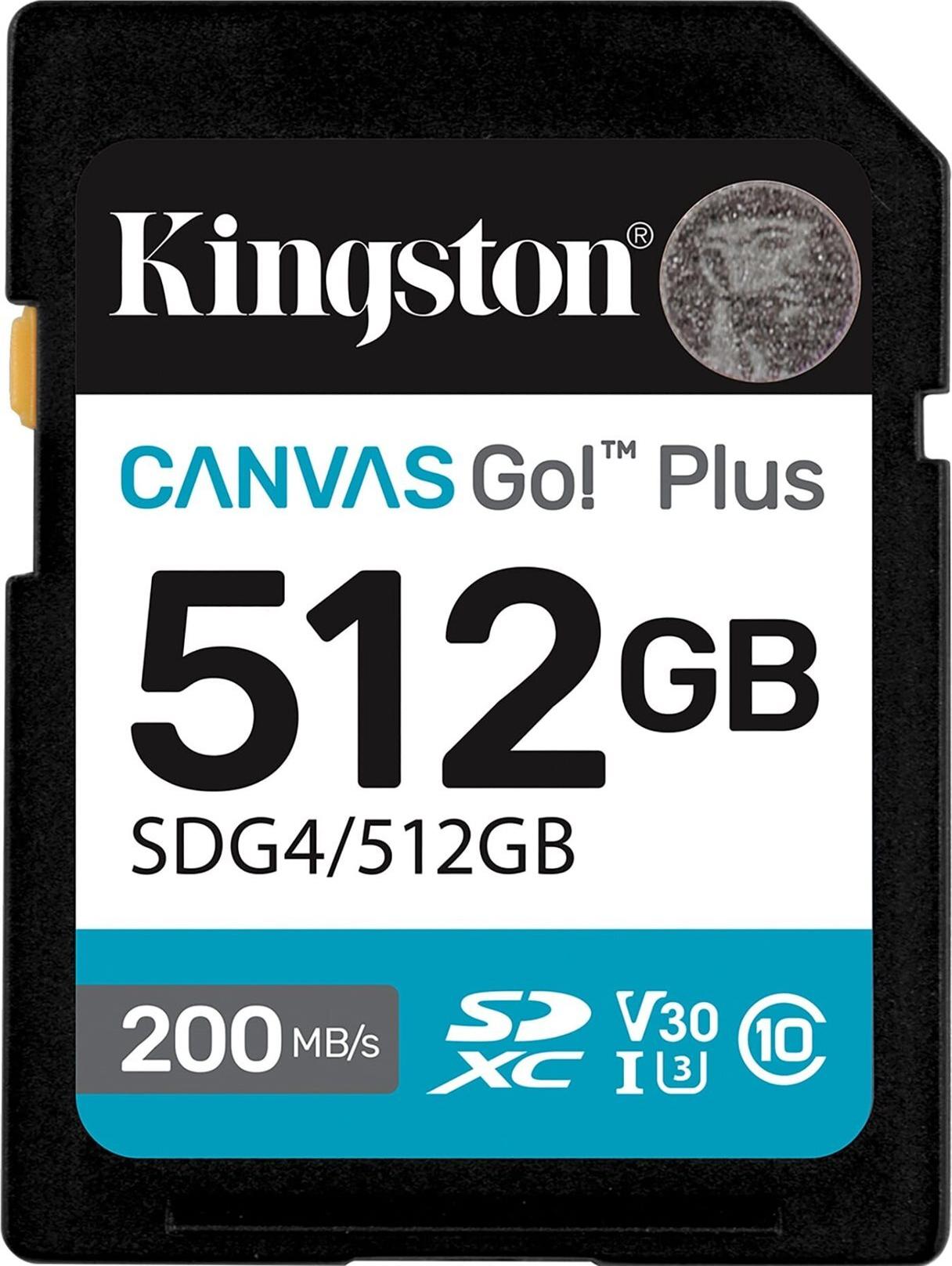 Kingston Canvas Go! Plus (SDG4/512GB)