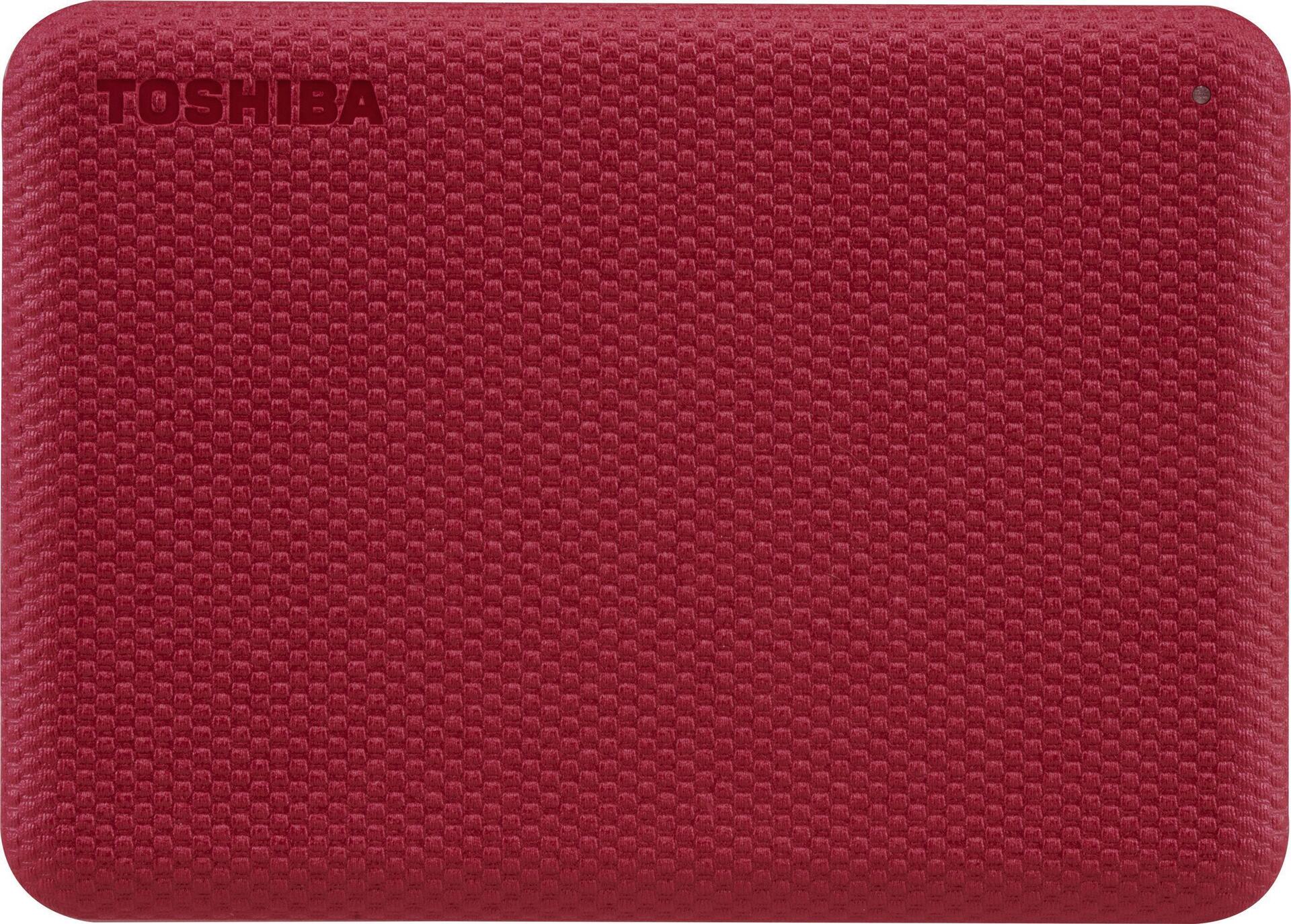 Toshiba Canvio Advance 1 TB Externe Festplatte 2,5" USB 3.2 Gen 1 Rot