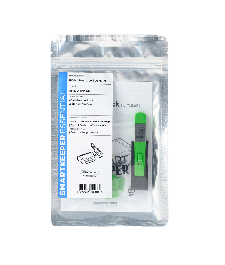 SmartKeeper HMD04PKGN HDMI-Schnittstellenblocker + Schlüssel Grün
