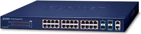 PLANET SGS-5240-24P4X Netzwerk-Switch Managed L2/L3 Gigabit Ethernet (10/100/1000) Blau Power over Ethernet (PoE) (SGS-5240-24P4X)