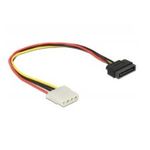Delock Stromkabel SATA 15 Pin Buchse > 4 Pin Buchse 30 cm (60139)