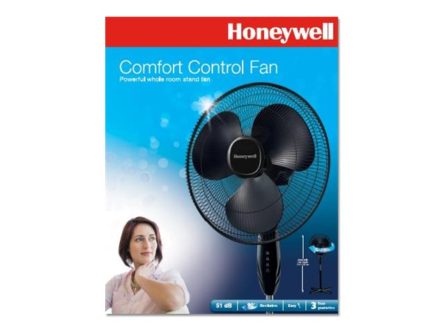 Honeywell HSF1630E4 Standventilator 45 W 3 Stufen Schwarz