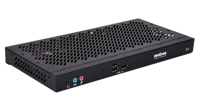 Matrox Extio F2408 KVM-Extender 4x DisplayPort Schwarz