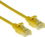 ACT Yellow 10 meter LSZH U/UTP CAT6 datacenter slimline patch cable snagless with RJ45 connectors (DC9810)