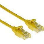 ACT Yellow 10 meter LSZH U/UTP CAT6 datacenter slimline patch cable snagless with RJ45 connectors (DC9810)
