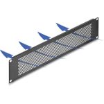Delock 19" Blindpanel mit runden Löchern 2 HE schwarz (67036)