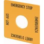 Eaton 216484 Wandplatte/Schalterabdeckung Gelb (216484)