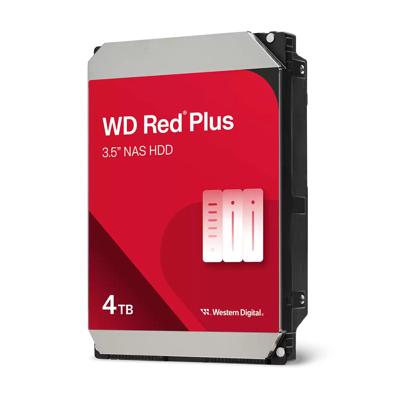 WD Red Plus WD40EFZZ 4 TB 3.5" SATA 6Gb/s Interne Festplatte
