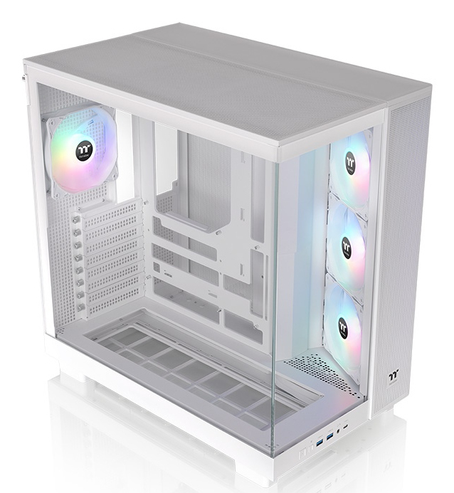 Thermaltake View 380 XL TG ARGB Midi Tower Gehärtetes Glas Snow White