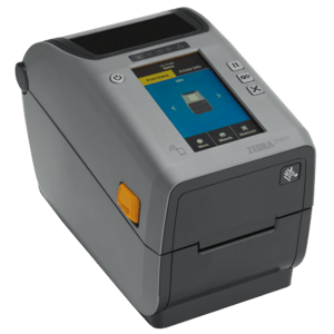 ZEBRA Thermal Transfer Printer (74M) ZD611R, Color Touch LCD_ 203 dpi, USB, USB Host, Ethernet, BTLE5, All Countries Except USA, Canada and Japan, RFID - UHF, EU and UK Cords, Swiss Font, EZPL (ZD6A122-T0EER2EZ)