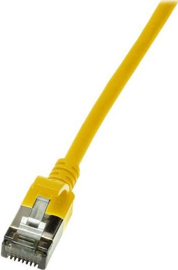 LogiLink Slim U/FTP Netzwerkkabel 0,5 m Cat6a U/FTP (STP) Gelb (CQ9027S)