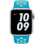Apple MJ6H3ZM/A Smartwatch-Zubehör Band Blau - Grün Fluor-Elastomer (MJ6H3ZM/A)