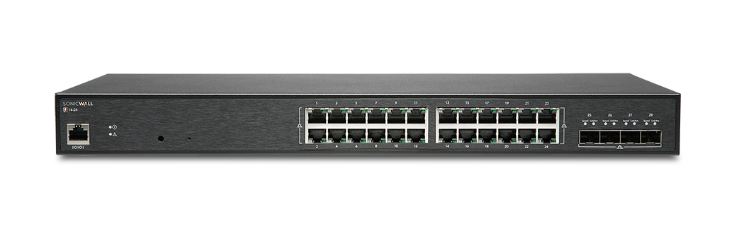 SonicWall Switch SWS14-24 Managed Layer 2 24-Port + 4x 10G SFP+ Schwarz
