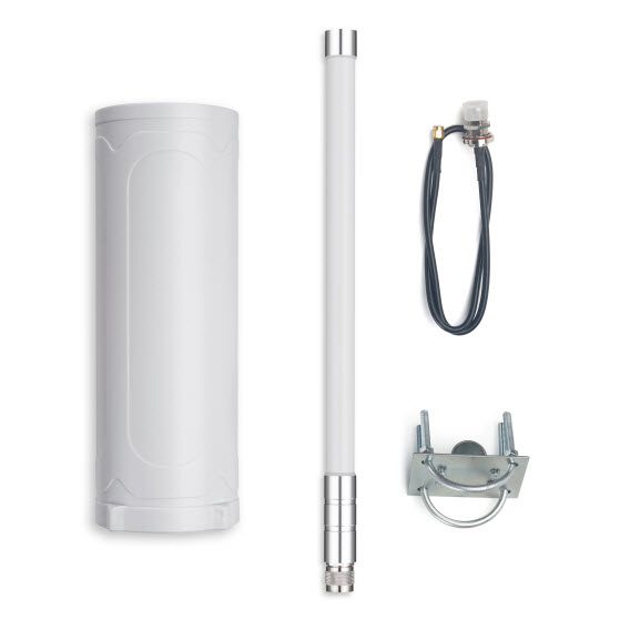 DRAGINO DLOS8N-868-EC25-E Outdoor LoRaWAN Gateway mit 4G Weiß
