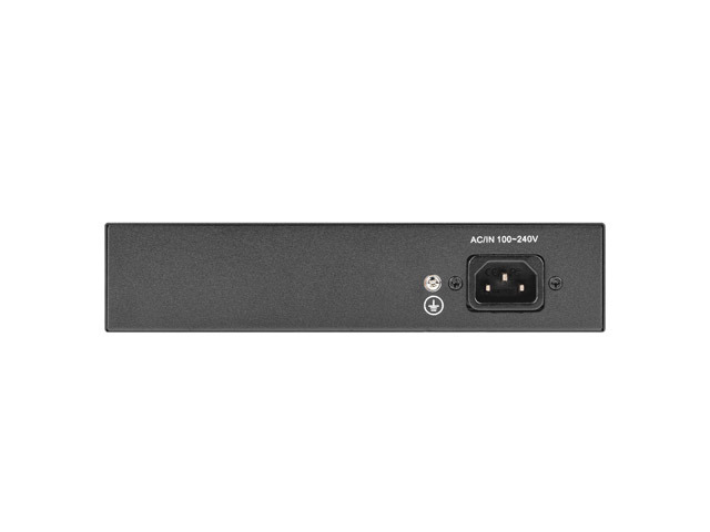 Lanberg RSFE-4P-2FE-60 6-Port Fast Ethernet Switch PoE+ Schwarz