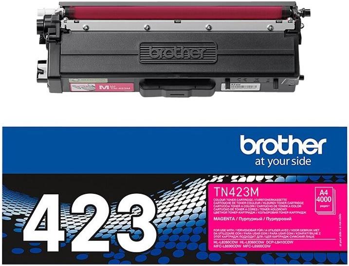 Brother TN-423M Original Tonerkassette Hohe Kapazität 4.000 Seiten Magenta