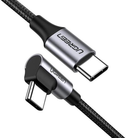 Ugreen 50123 USB Kabel 1 m USB 2.0 USB C Schwarz - Silber (50123)