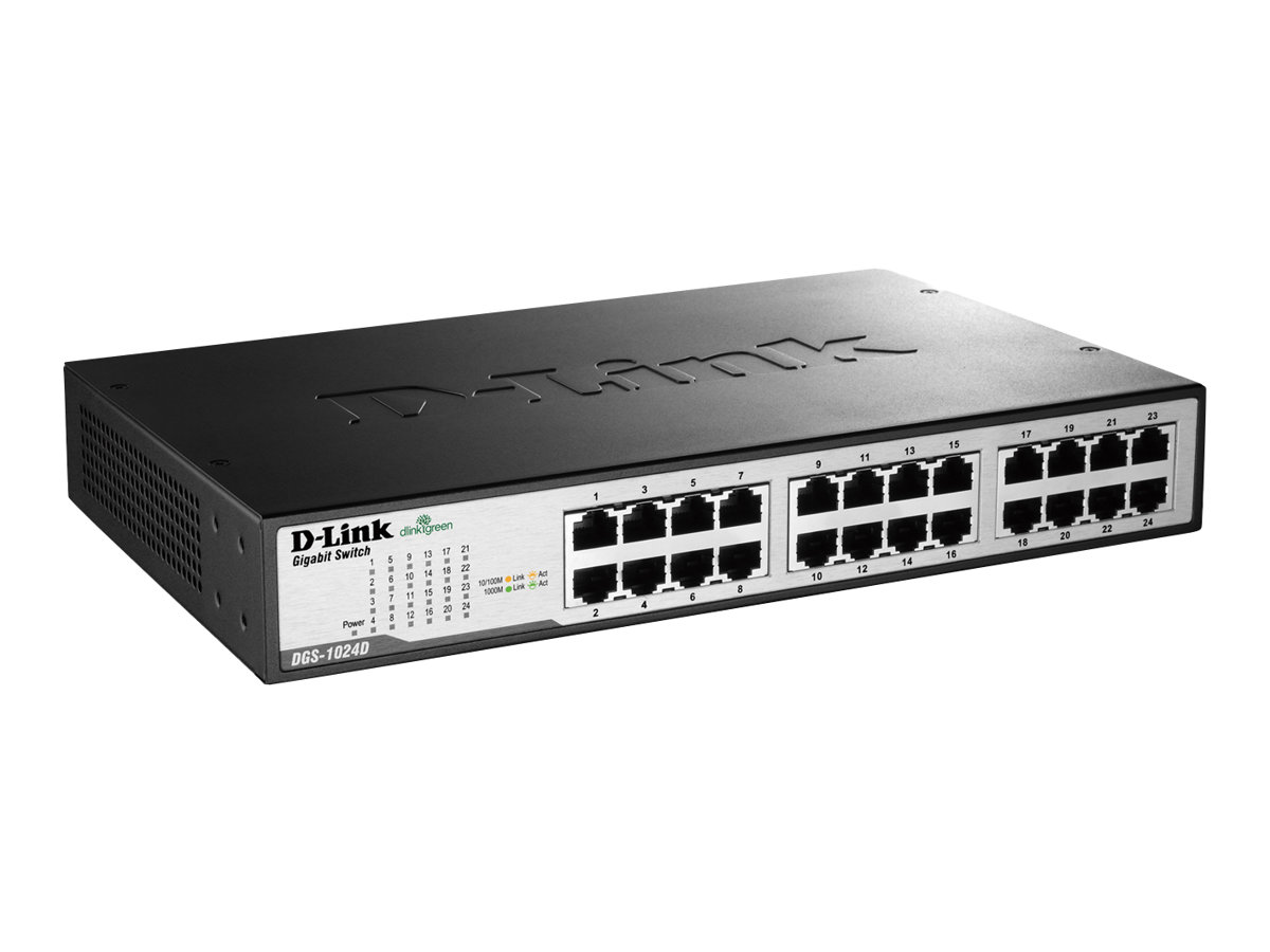 D-Link DGS-1024D/E Unmanaged Switch 24-Port Gigabit