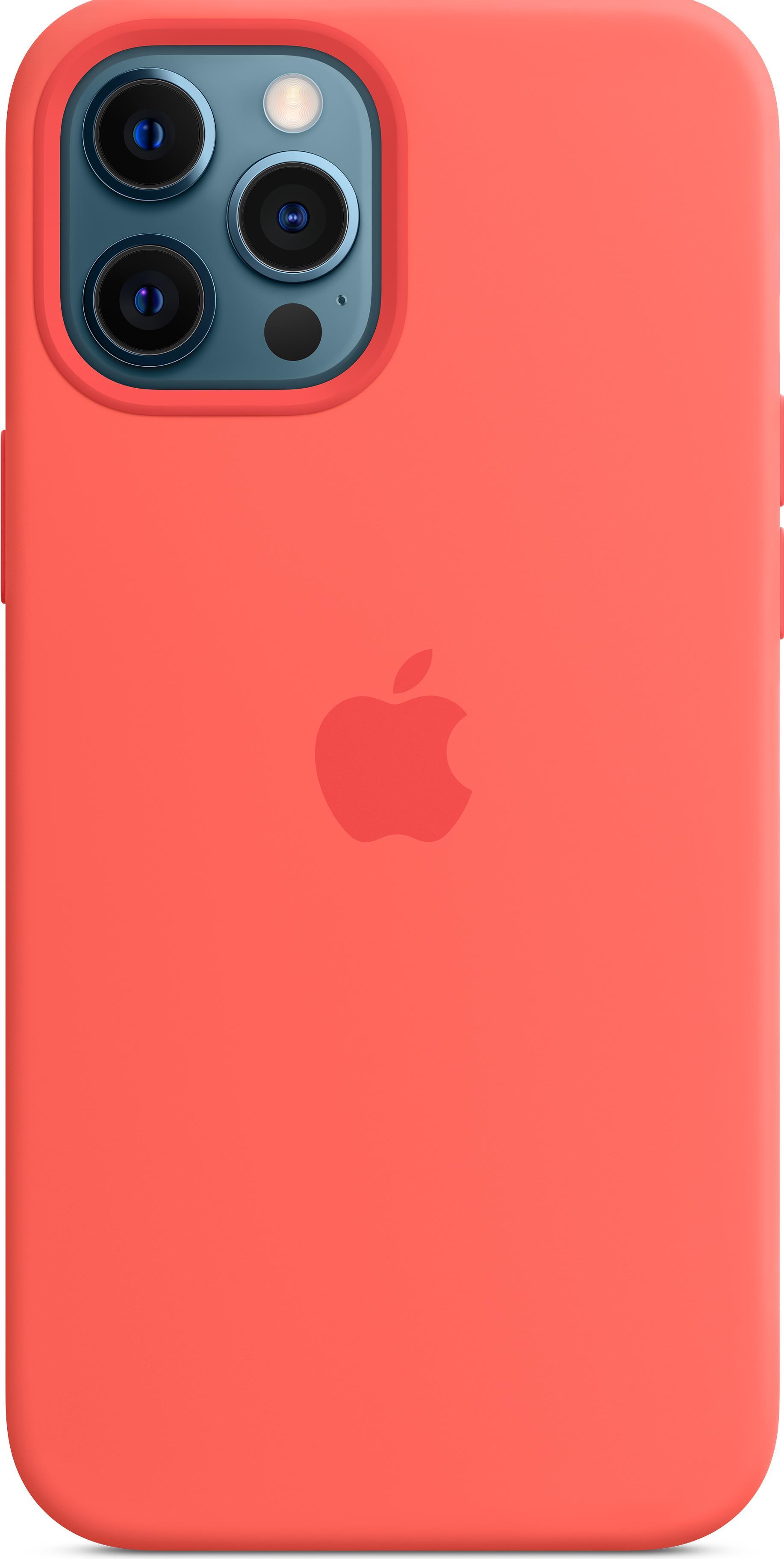 Apple Case with MagSafe - Case für Mobiltelefon - Silikon - Pink Citrus - für iPhone 12 Pro Max (MHL93ZM/A)