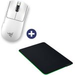 Razer Hero Bundle Viper V3 Pro weiß + Gigantus V2 M - 55 g ultraleicht, 35K DPI Gaming-Maus-Set