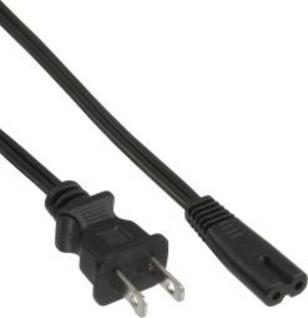 InLine® Netzkabel, Netzstecker USA auf Euro 8 C7 Stecker, 0,5m (16650Y)