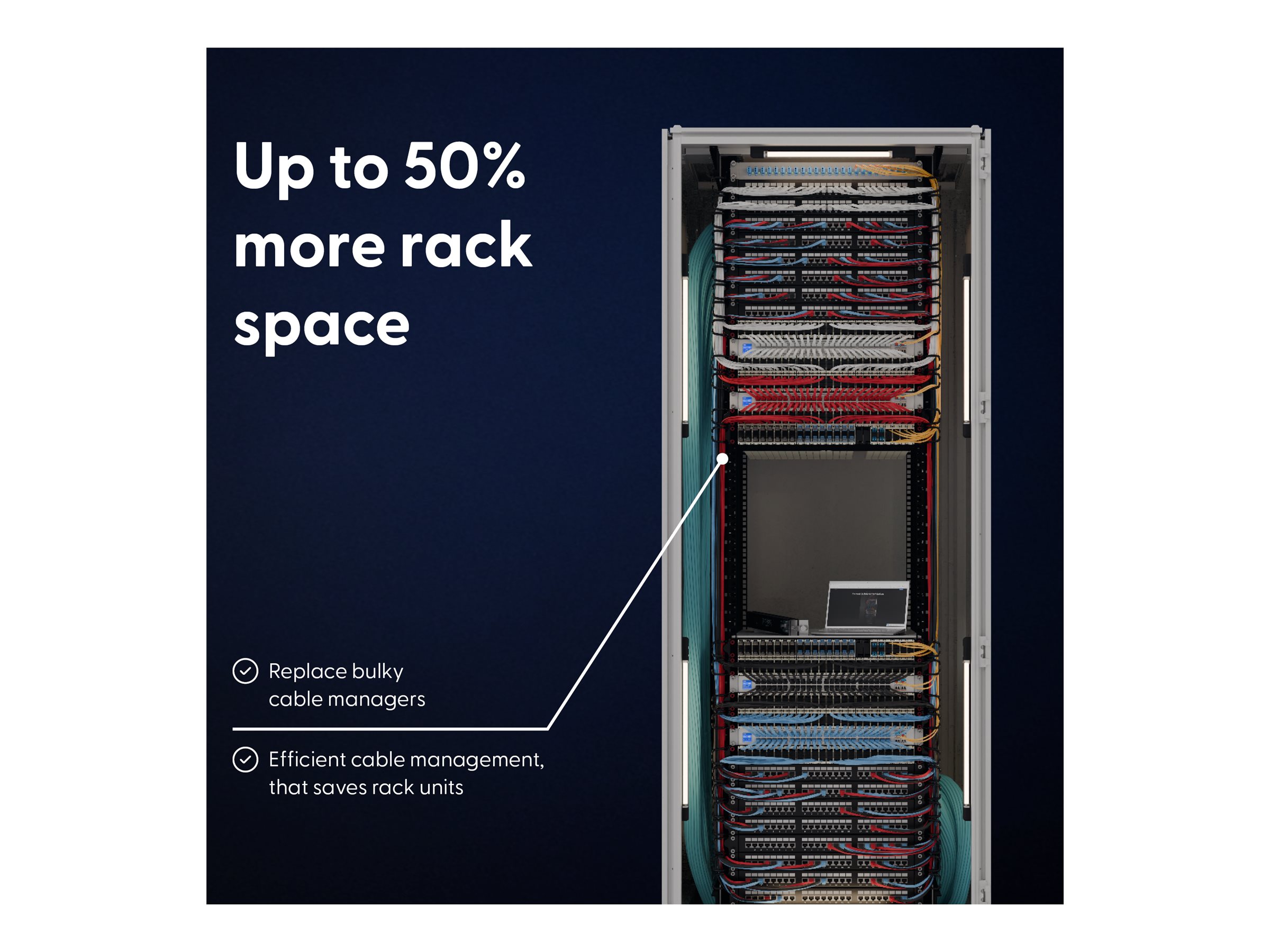 PATCHBOX patchbox.one Cassette 30RU STP CAT 6a 1,8 m Schwarz