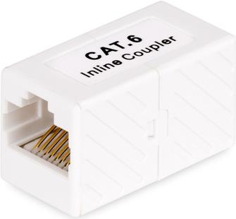 StarTech.com RJ45 Coupler 5-Pack, Inline Cat6 Coupler, Female to Female (F/F) T568 Connector, Unshielded Ethernet Cable Extension (IN-CAT6-COUPLER-U5)