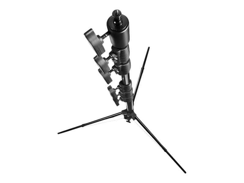 Walimex AIR Jumbo 730 Lampenstativ, Luftgedämpft, 730 cm, 15 kg Traglast, Aluminium, Schwarz