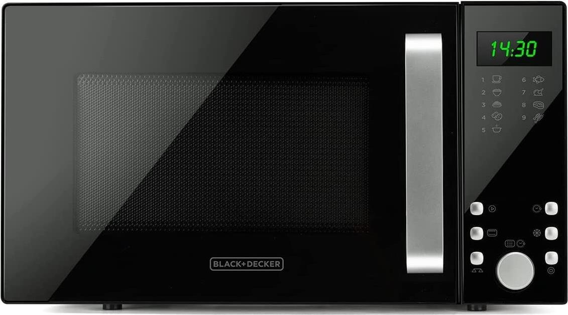 Black+Decker BXMZ900E - 23L digitale Mikrowelle mit Grill, 900W (BXMZ900E)