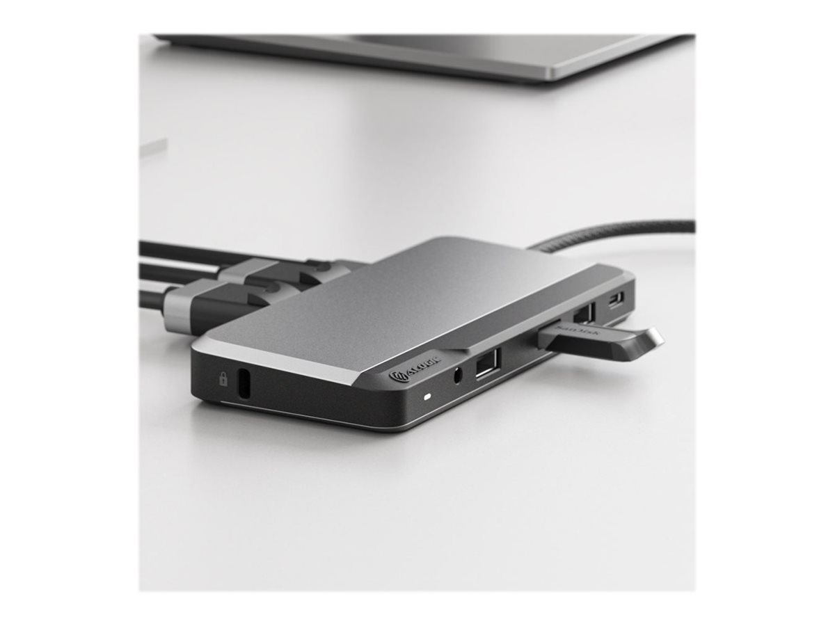 ALOGIC MX2 Lite DisplayPort Edition Dockingstation USB-C 2 x DP 1GbE Space-grau