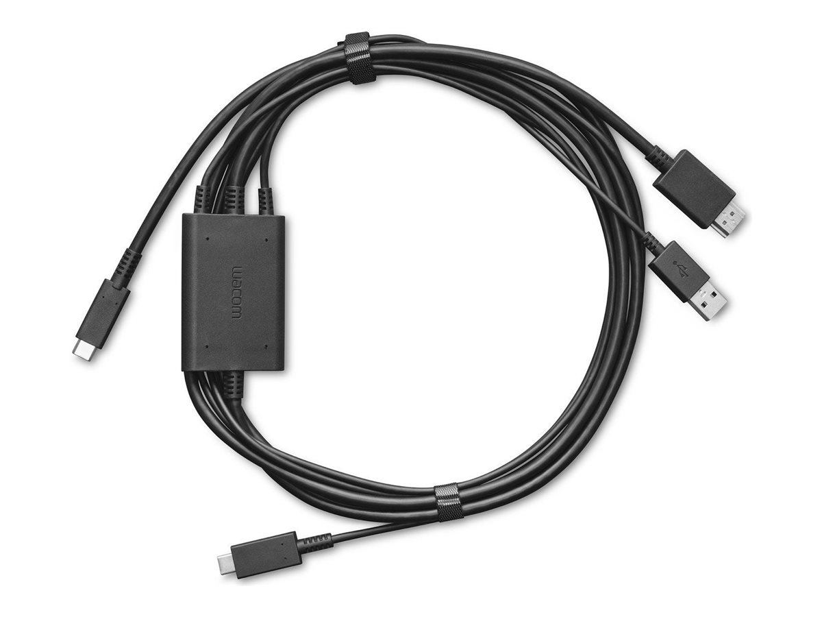 Wacom Video-/USB-Adapter 2 m Schwarz