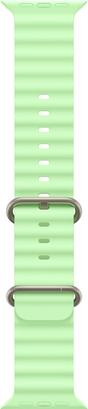 Apple 49mm Neon Green Ocean Band - Natural Titanium Finish (MGCF4ZM/A)