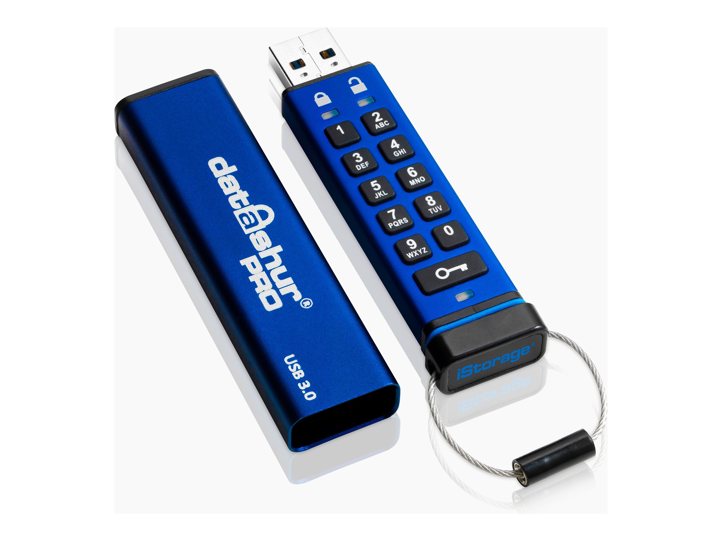 iStorage datAshur PRO 256 GB USB-Flash-Laufwerk Blau