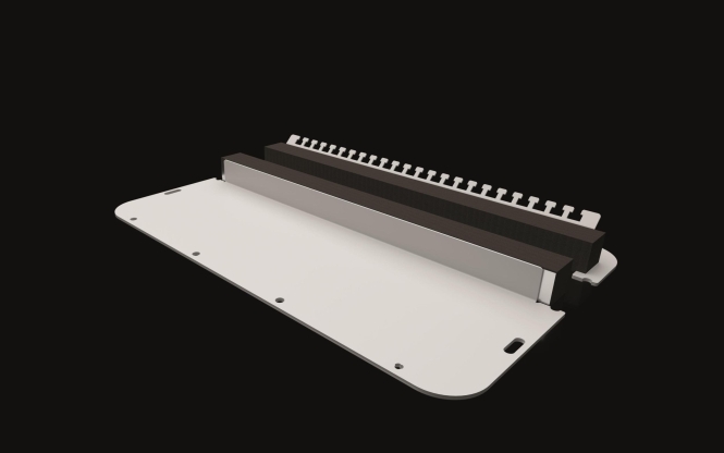 Rittal Metall-Flanschplatte zweiteilig für AX mit elastis (2567450)