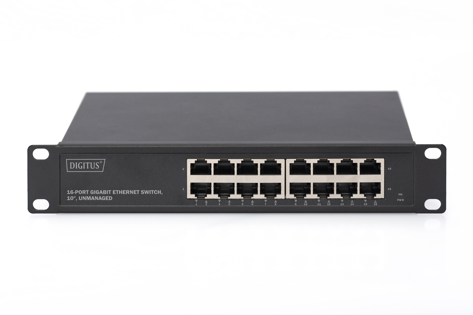 Digitus DN-80115 Gigabit Ethernet Switch 16-Port Schwarz