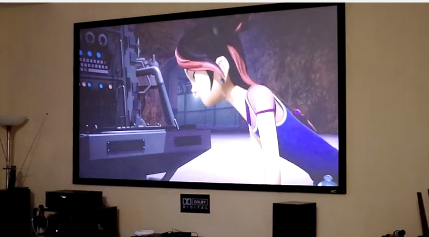 Elite Screens ezFrame R84WH1 84" Rahmenleinwand Weiß