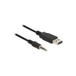 Delock Cable USB TTL male > 3,5 mm 4 pin stereo jack male 1,8 m (5 V) (83778)