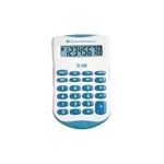 Texas Instruments TI-501 Taschenrechner Tasche Einfacher Taschenrechner Blau - Weiß (TI501)