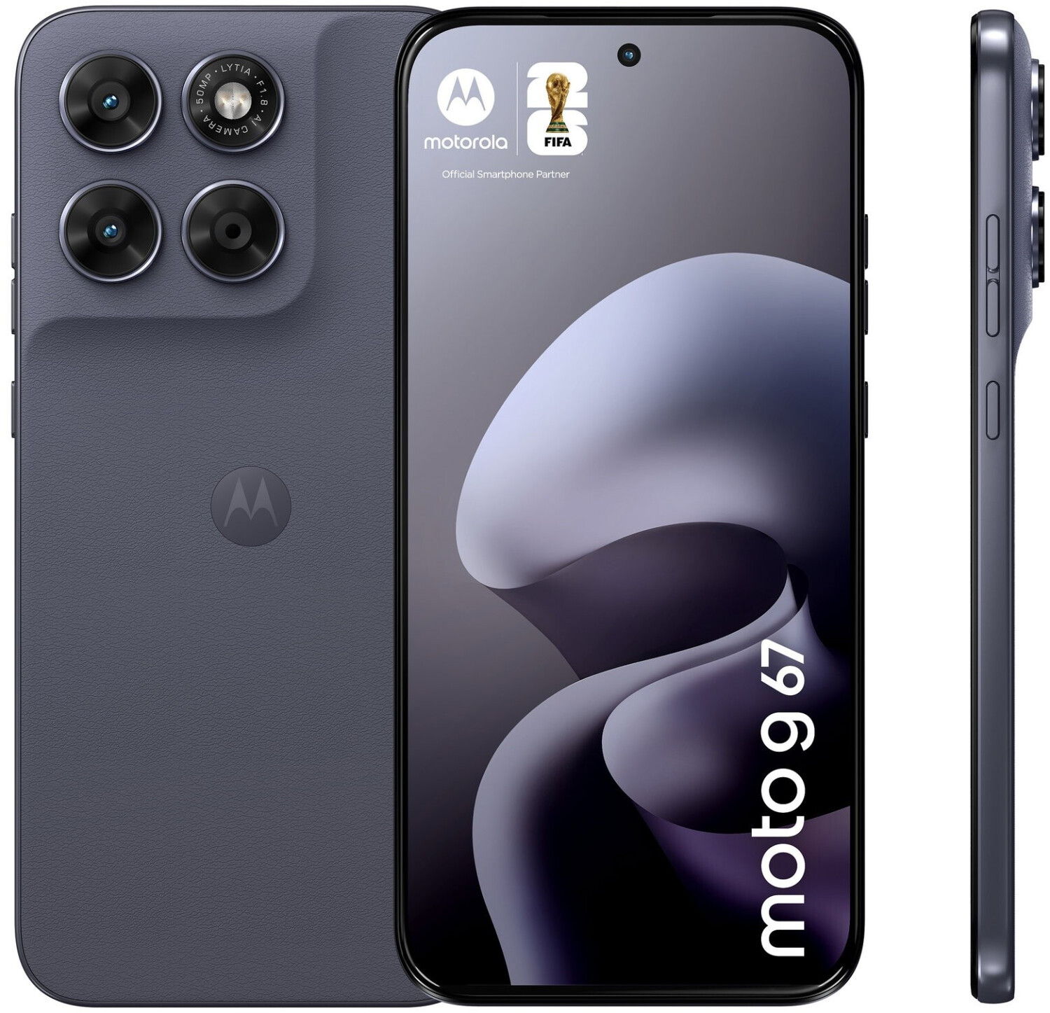 Motorola Moto G67 5G Smartphone 6,8" AMOLED 8 GB RAM 256 GB 50 MP Dual-Kamera 5200 mAh Android 16 Pantone Arctic Seal