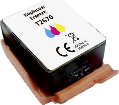 Renkforce Druckerpatrone ersetzt Epson T2670 267 C13T26704010 Kompatibel Color RF-ET267CMY (RF-6736456)