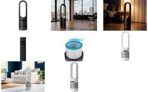 Hansa AM-046 Turmventilator 30 W 82 cm anthrazit oszillierend mit Fernbedienung