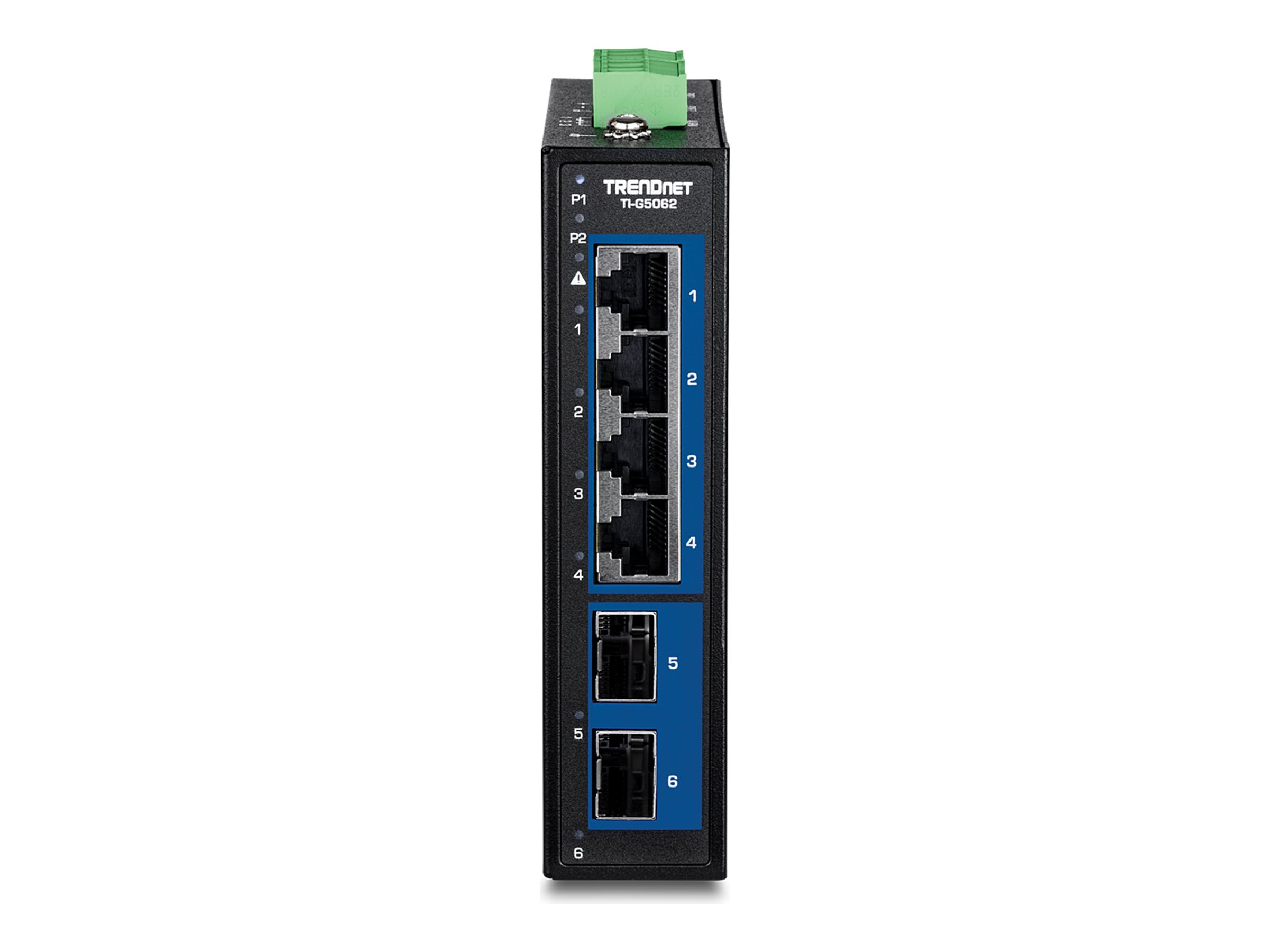TRENDnet TI-G5062 6-Port Industrial Switch Schwarz