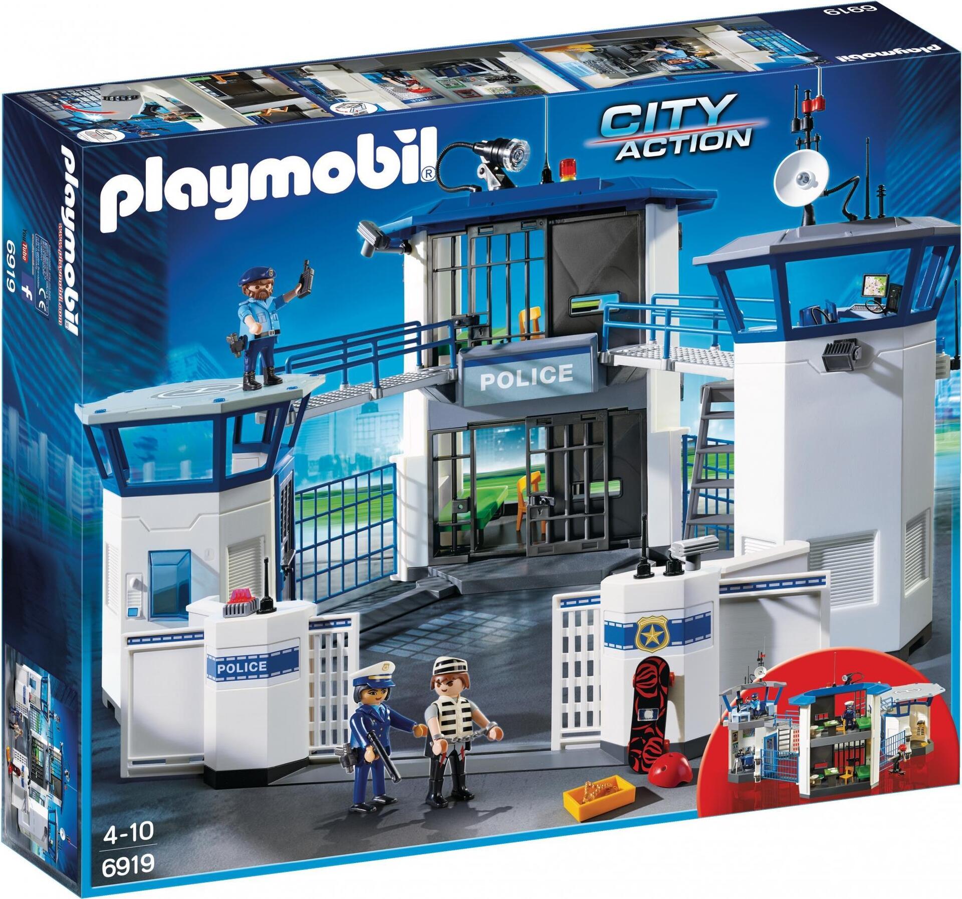 Playmobil City Action 6919 - Aktion/Abenteuer - Police Headquarters with Prison - Junge/Mädchen - 4 Jahr(e) - Mehrfarben - Kunststoff (6919)