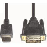 e+p HDMI 3/5 5m DVI-D HDMI Schwarz Videokabel-Adapter (HDMI 3/5)
