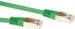 ACT Green 3 meter LSZH SFTP CAT6 patch cable with RJ45 connectors. Cat6 s/ftp lszh green 3.00m (FB9703)