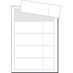 sigel Eintrittskarten, 180 x 55 mm, bedruckbar, hochweiß individuell gestaltbar, stabiler Edelkarton 225 g/qm, - 1 Stück (LP714)