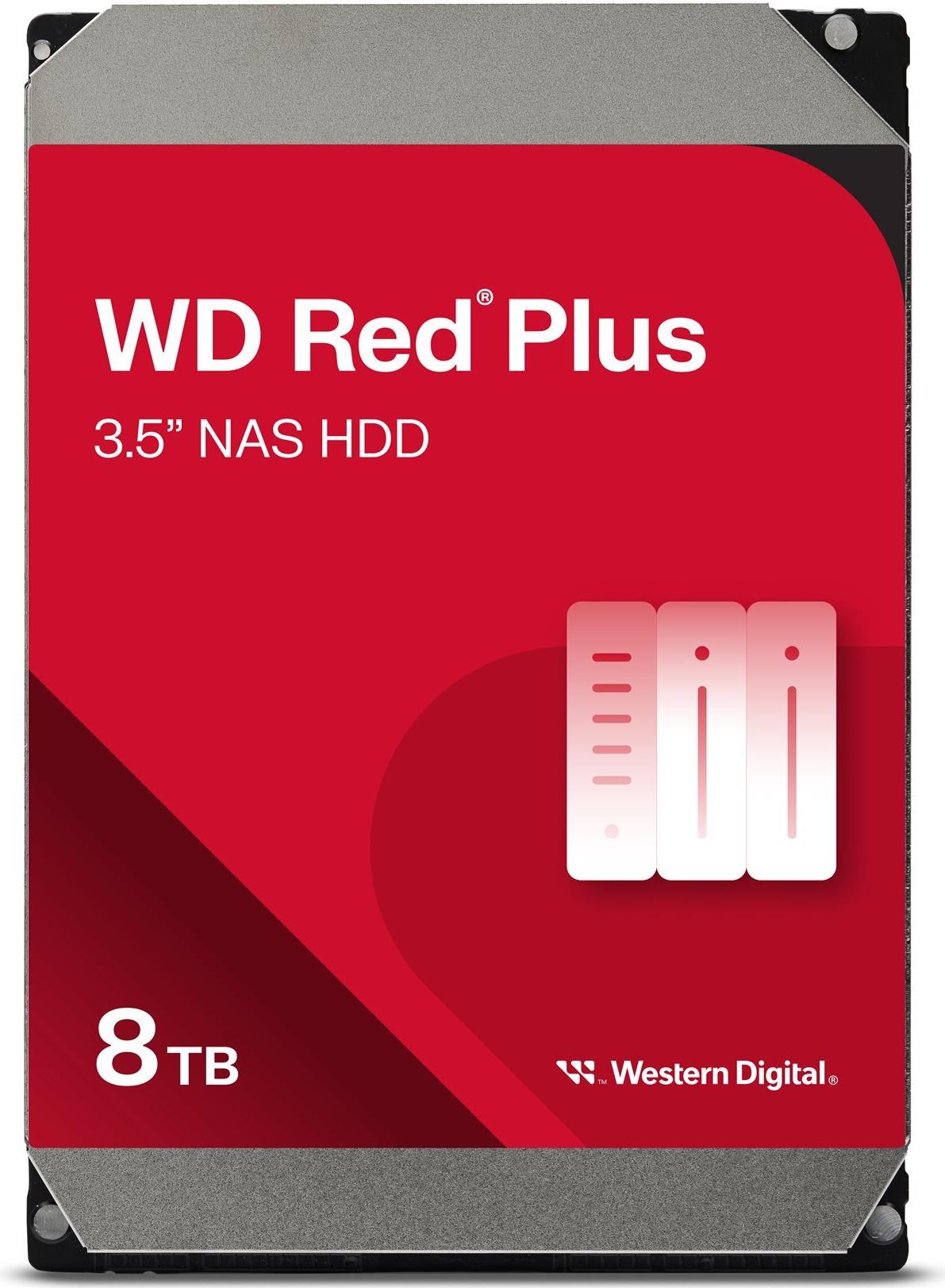 WD Red Plus WD80EFPX 8 TB 3.5" SATA 6Gb/s
