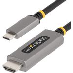 StarTech.com 10ft (3m) USB-C to HDMI Adapter Cable, 8K 60Hz, 4K 144Hz, HDR10, USB Type-C to HDMI 2,1 Video Converter Cable, USB-C DP Alt Mode/USB4/Thunderbolt 3/4 Compatible (136B-USBC-HDMI213M)