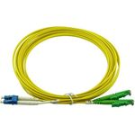 BlueOptics Duplex LWL Patchkabel, LC-UPC/E2000-APC, 3 Meter, Singlemode E9/125Âµm, G.657.A1, OS2, Eingangsdämpfung: unter 0.2dB, Markenfaser, LSZH gelb, 3.0mm Tube, Keramik Ferrule, inkl. Messprotokoll (SFP3138BU3MS)